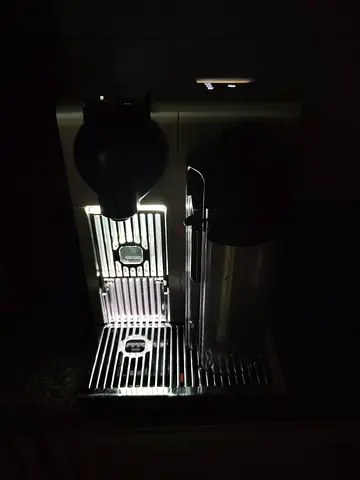 Used Nespresso-style Espresso/Coffee Machine with Milk Frother - Stainless Finish