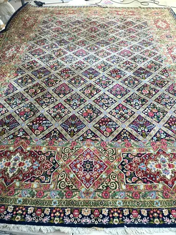 Iranian Kerman Wool Area Rug (3m x 4m)