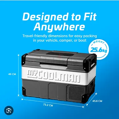 MYCOOLMAN 53L Heavy-Duty Fridge/Freezer