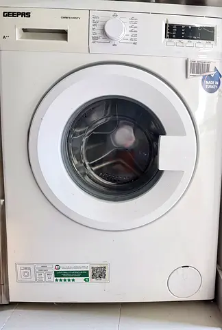 Geepas Fully Automatic Front Load Washing Machine - 6kg capacity, Stainless Steel