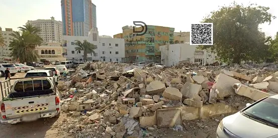 أرض سكنية استثمارية للبيع في الرميلة 1 عجمان بالقرب من شارع الاتحاد، مساحة 392 متر مربع، السعر النهائي 1,350,000 درهم للجادين فقط