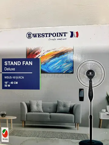 Electric stand fan westpoint
