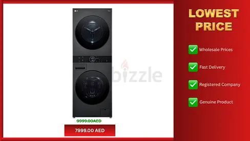 LG WashTower 12kg washer, 10kg dryer - 1 Year LG Warranty WASHING MACHINE