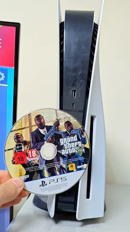 Sony PlayStation 5 Console with GTA V Disc (Used, Good Condition)