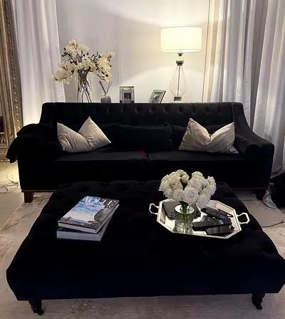 Chesterfield sofa velvet designer