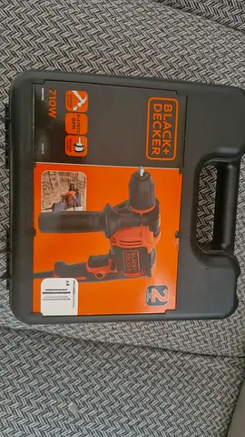 Black & Decker 710W Corded Hammer Drill with Carry Case