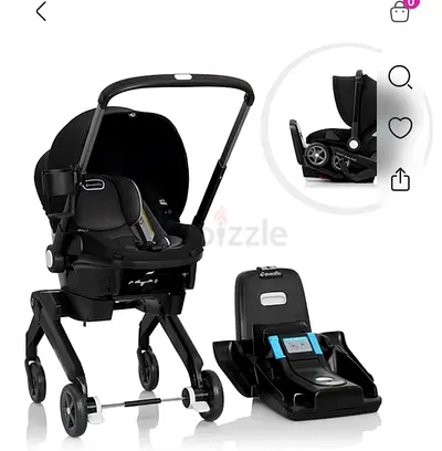 Car seat and stroller dual