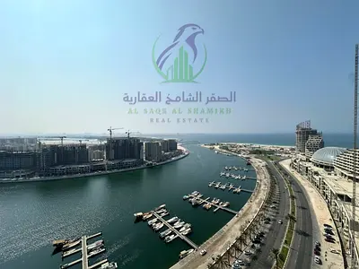 Direct Sea View in Al Khan | 3 Master Bedrooms | Master Maid's Room | Balcony & Built-in Wardrobes | Family Apartment | Easy Payments
