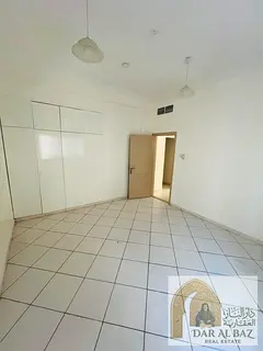 Two-bedroom apartment with a living room available for annual rent in Al Majaz 3, Sharjah. The unit 