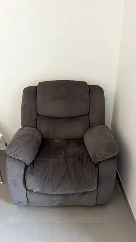 Comfortable Gray Recliner Armchair - Good Condition