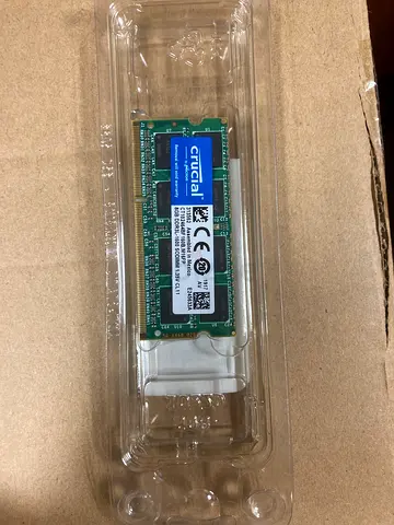 Crucial 8GB DDR3L SODIMM Laptop RAM - New in Plastic