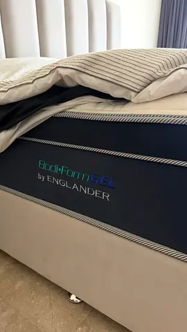 bed with mattress