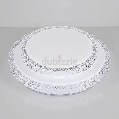 Round LED Ceiling Light Panel - Modern Flush Mount Fixture