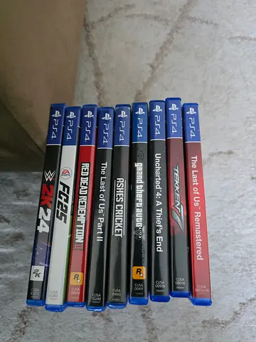 Bundle of 9 PS4 games — The Last of Us Remastered & more (used)