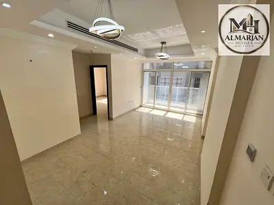 The finest apartments at the best prices for annual rent in Ajman. A two-bedroom apartment with a l