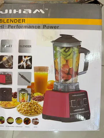 Used multi-speed countertop blender with glass jug - good condition