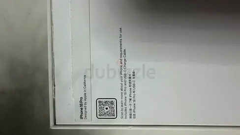 iPhone 18 Pro box HK version - original Apple packaging 512 GB