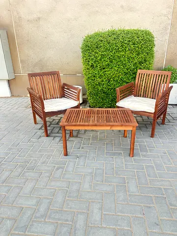 Balcony set 2 chairs and table