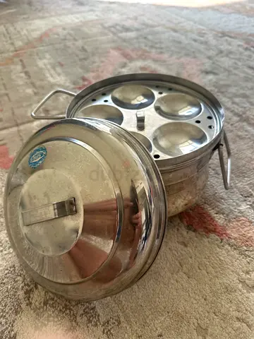 Stainless Steel Idli Steamer/Stand with Lid - Used