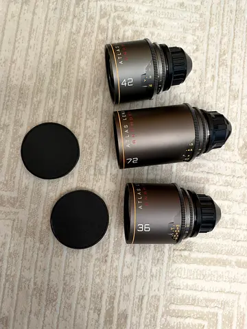 Atlas Mercury Anamorphic set 36mm, 42mm, 72mm