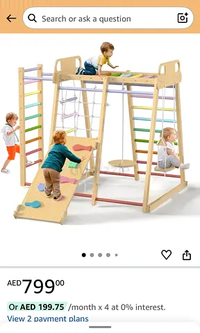 Toddler play gym