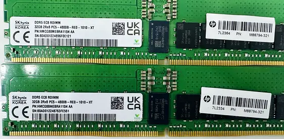 SERVER RAM BY HP-32GB/64GB DDR5 ECC REGISTERED MEMORY-QUANTITY-BEST PRICE