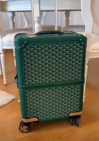 Goyard luggage Green