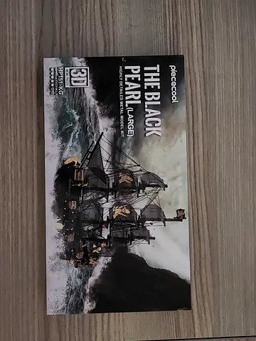 Piececool The Black Pearl (Large) 3D Metal Model Kit - Unopened Box
