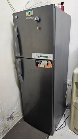 Used double-door refrigerator in good condition