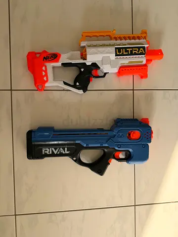 Nerf Rival/Ultra Foam Blasters - Good Working Condition (250 aed Rival - 70AED Ultra )