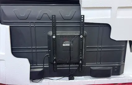 Used flat panel TV (back view) with wall mount brackets included 43 Inches