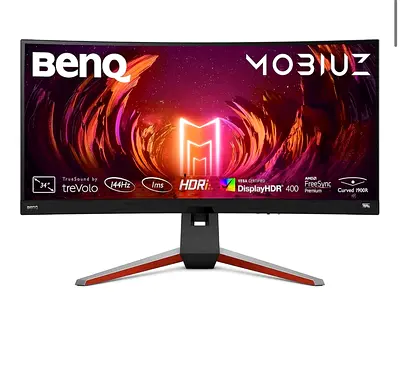 BenQ MOBIUZ Curved 34-inch 144Hz Gaming Monitor (1440p), Excellent Condition. Original price 4500