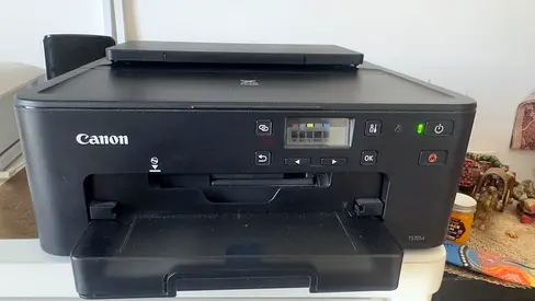 Canon Pixma TS705, Compact and Connected Photo Printer for The Home or Office