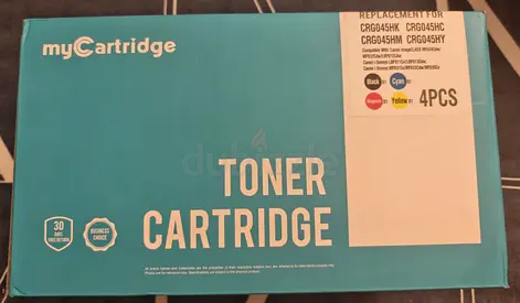 Canon 045H High Yield Toner Cartridges – 4 Pack CMYK – New & Unused