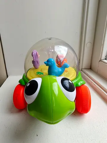 Interactive Musical Rolling Turtle Toy with Ocean Animals