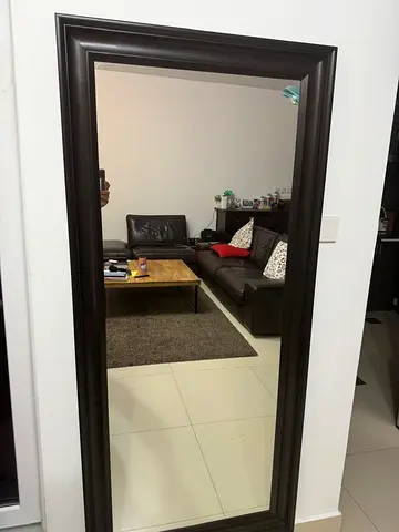 Wall mirror 175cm x 64cm can be hanged vertical or horizontal