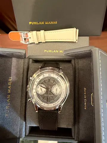 Furlan Marri Chronograph Wristwatch with Extra Strap - Excellent Condition