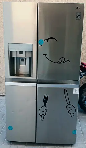 LG side by side 800liters Refrigerator good condition perfect cooling