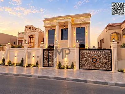 A luxurious classic-style villa in Al Muwaihat 1, ideally located close to all amenities. Features a private swimming pool and is available for freeho