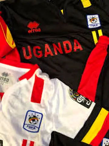Uganda national football shirts (two jerseys) - used