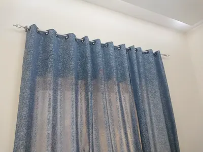 Curtains with railings