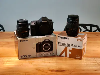 Camera Bundle (Canon 7D & Tamron Lenses)