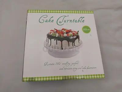 Cake turn tray