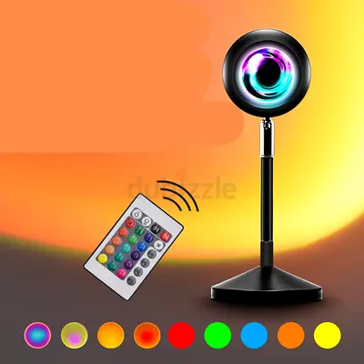 Sunset Projector Lamp - 16 Colours, Remote & App Control