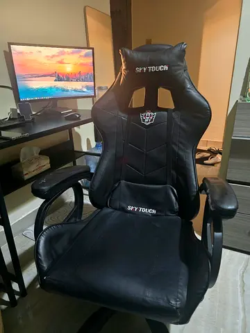 SkyTouch Black Gaming/Office Ergonomic Chair - Good Condition