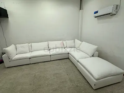 Excellent condition marina home luscious sofa with footstool