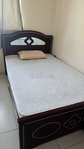 Bed Cot with bed and pillow for sale