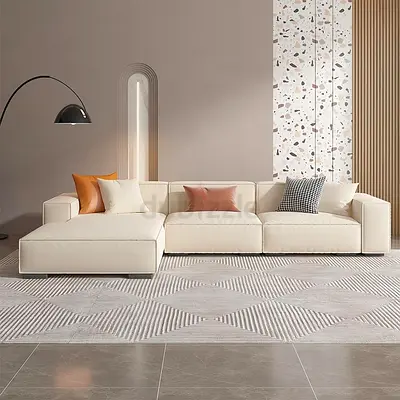 Modern elegant 4 seater L shape soft comfortable Sofa