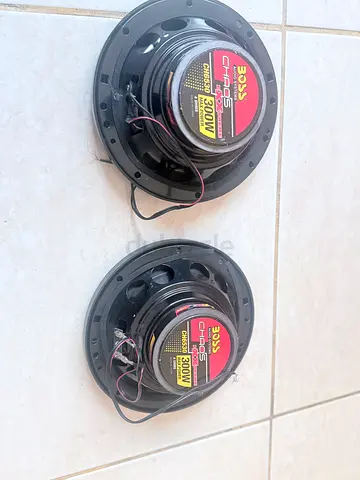 Pair of 300W car speakers (Bass Chaos) - used
