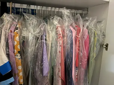 Nanny uniforms various size from laundry used few times some of them new